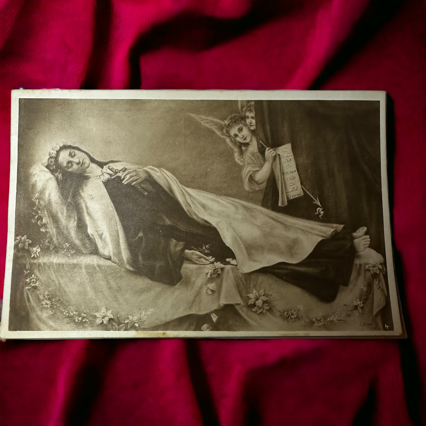 Saint Thérèse of Lisieux Antique Postcard