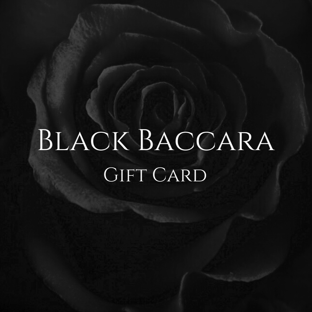 Black Baccara gift card
