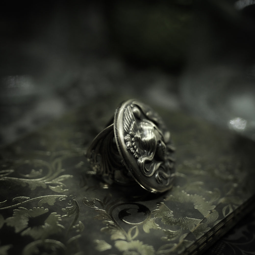 gothic goddess ring