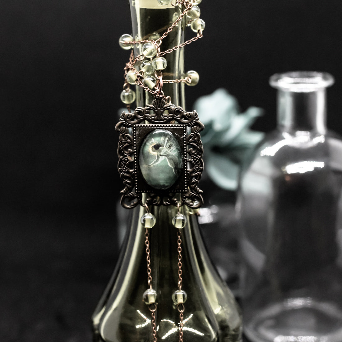 Victorian Inspired Absinthe Assemblage Necklace