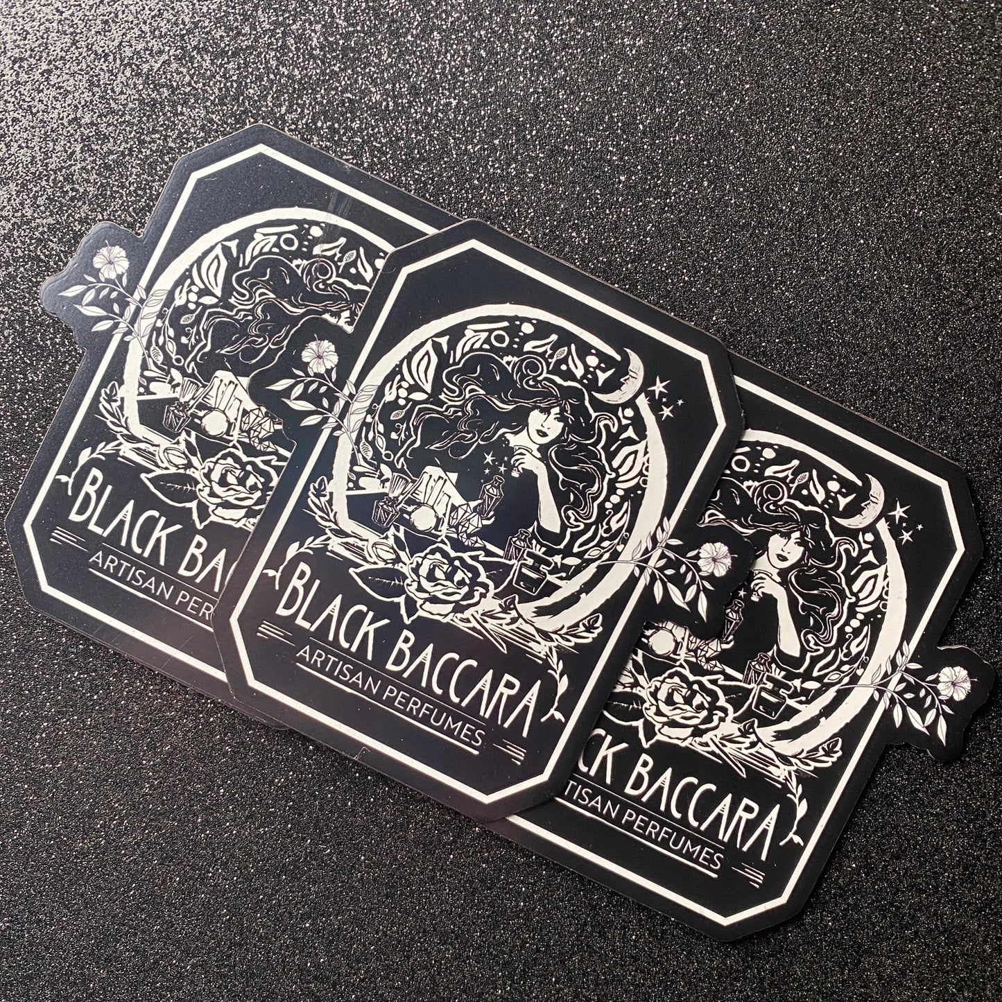 Black Baccara Perfume Witch Magnet