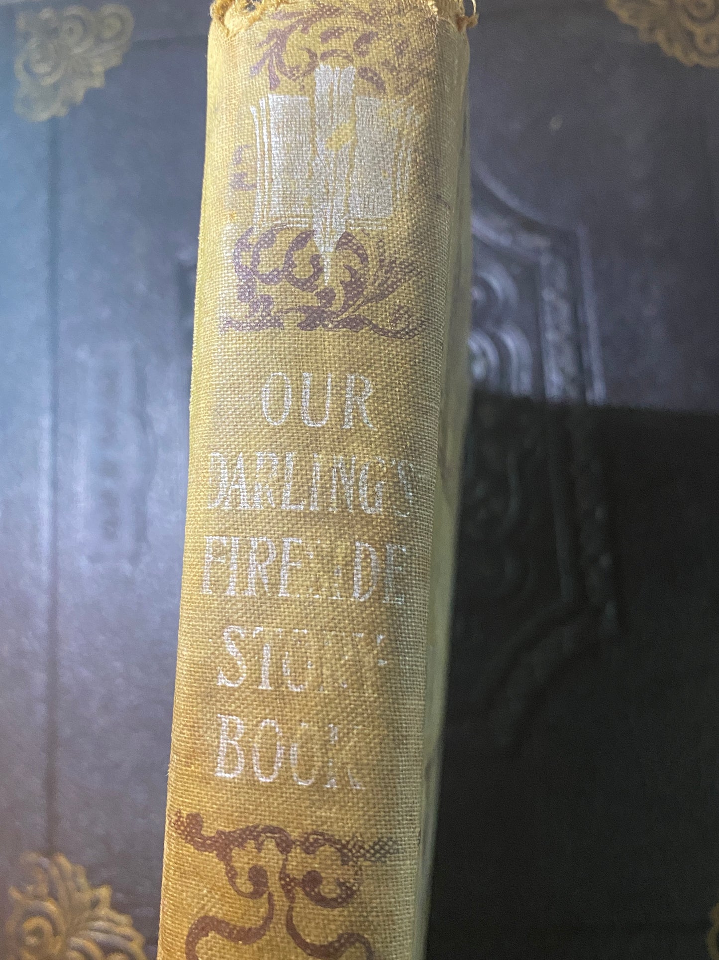 Our Darlings Fireside Story Book, 1895. Rare illustrated Victorian era children’s book.