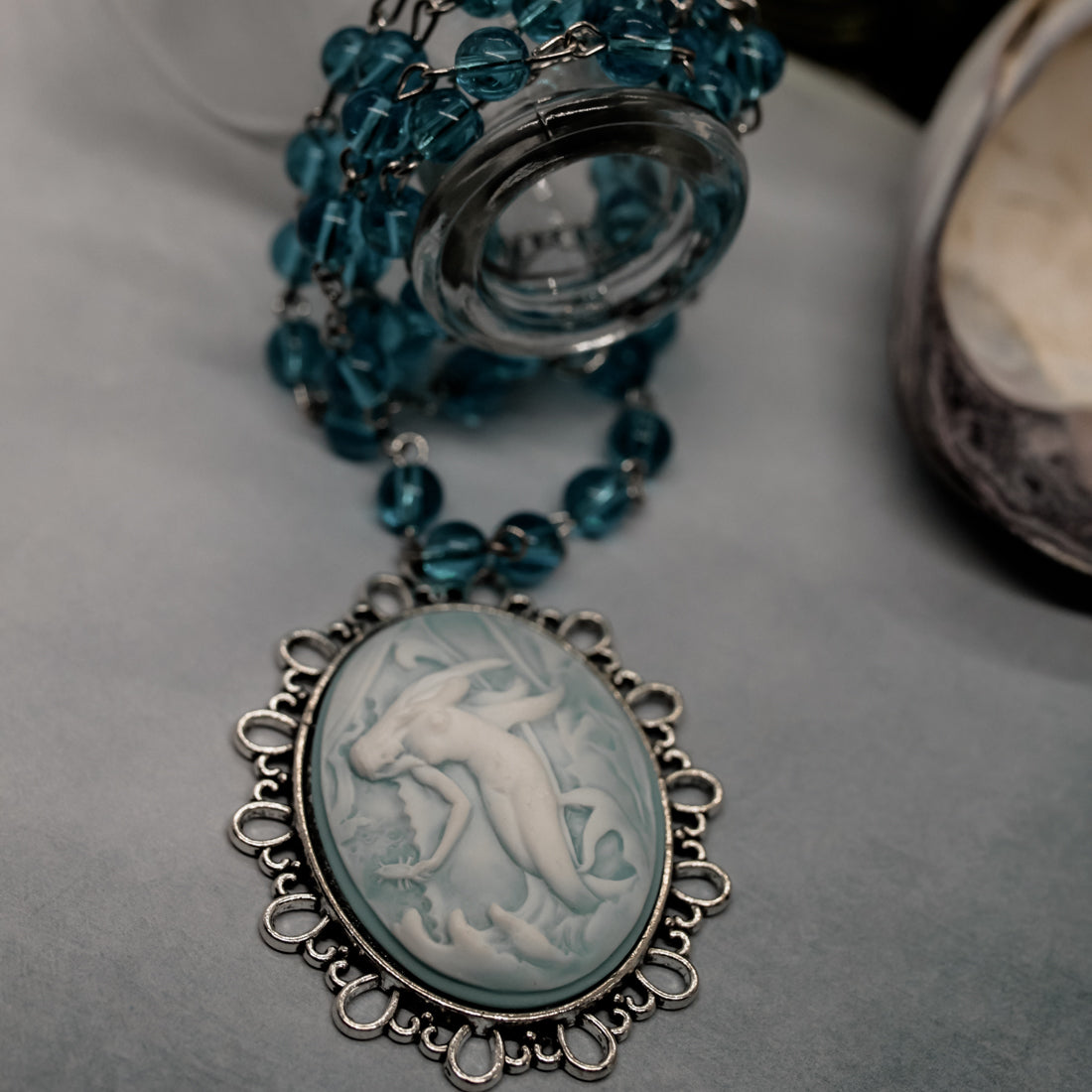 mermaid necklace rosary