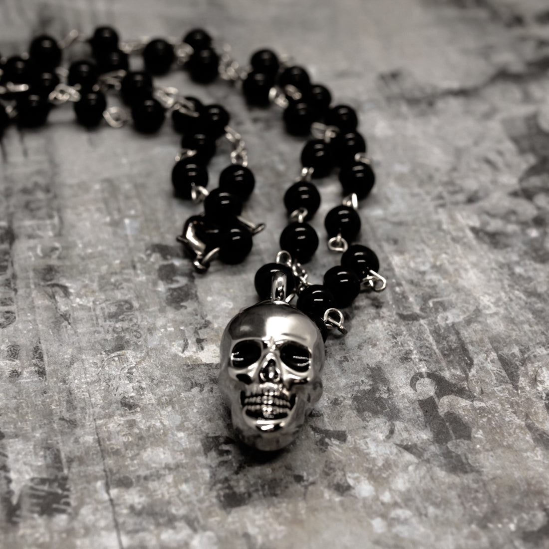skull urn memorial necklace